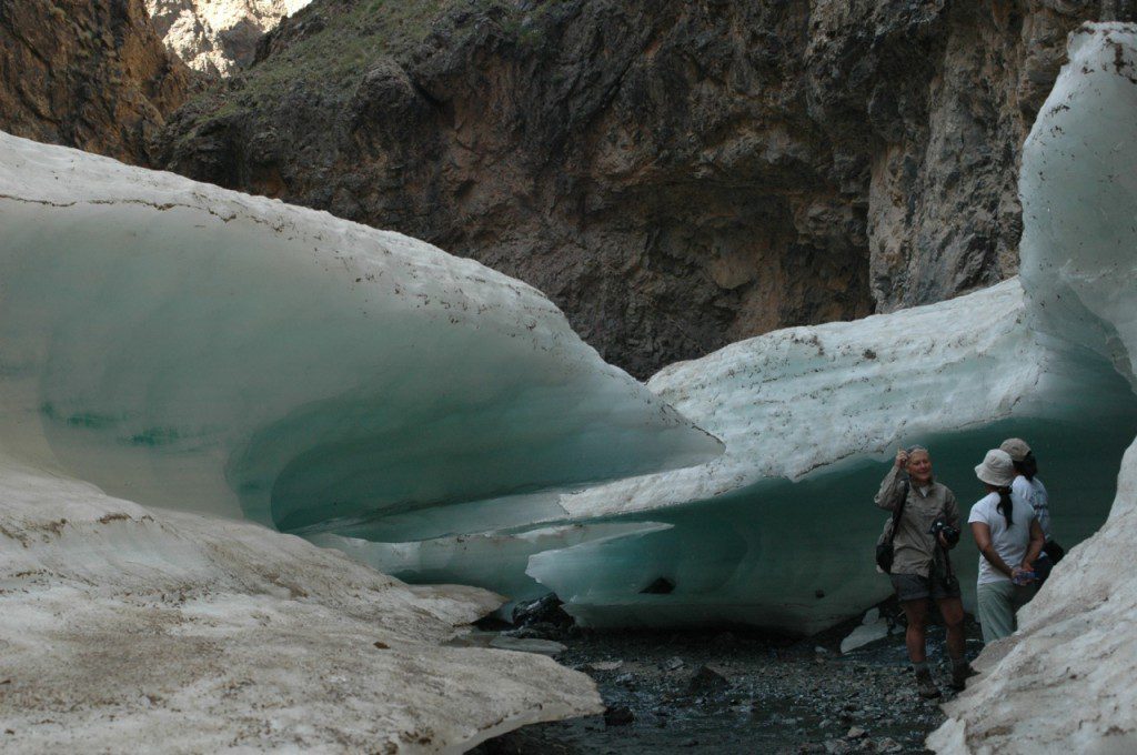 Ice formations at Yol Valley