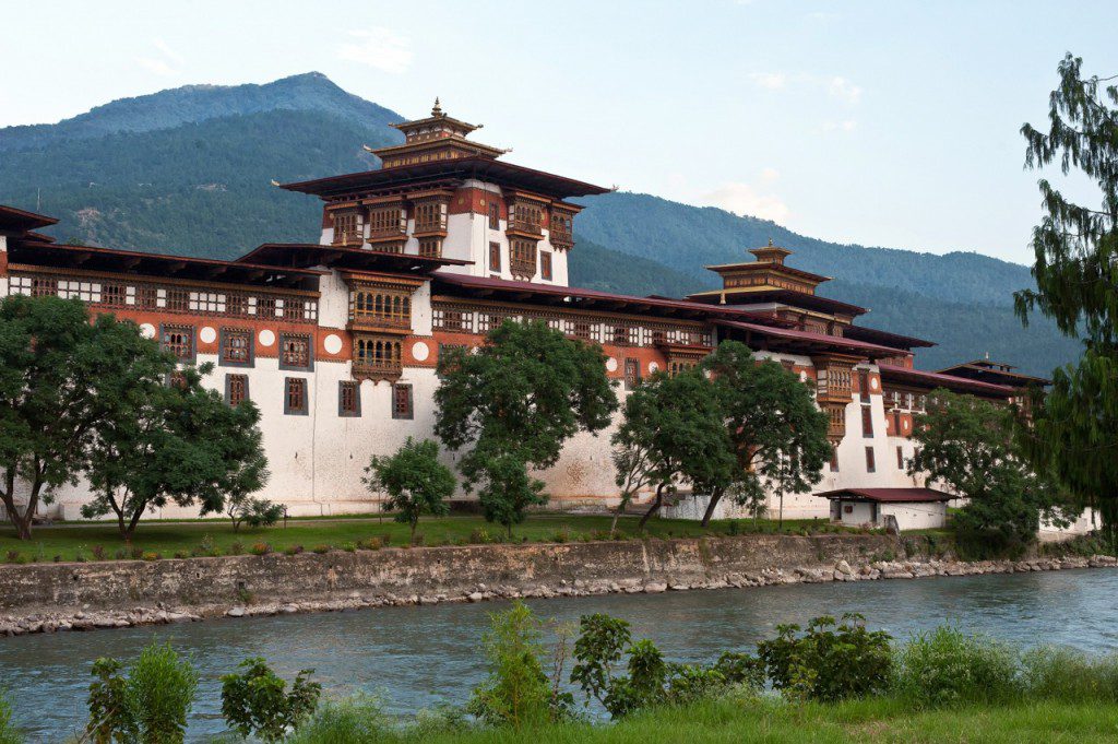 The Rinpung Dzong in Paro, Bhutan